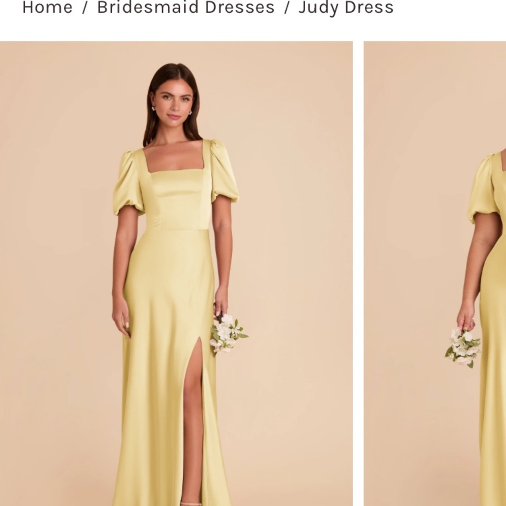 Birdy Grey Lemon Judy Maxi Dress with Puff Sleeves